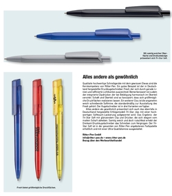 Kugelschreiber Schreibgeräte Tri-Star Soft Fresh Transparent Ritter Pen