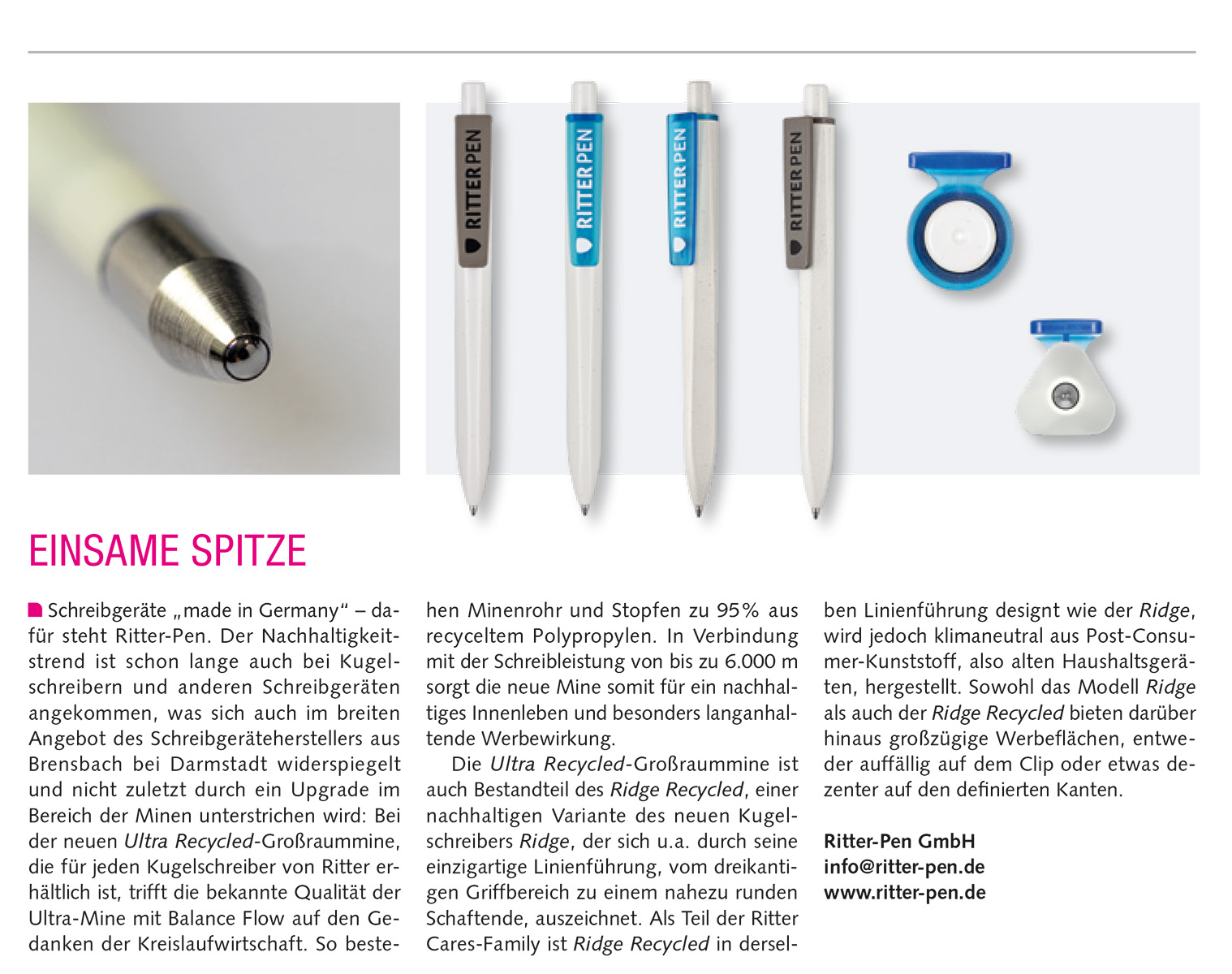 EINSAME SPITZE!