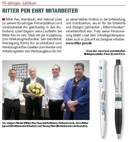 RITTER PEN EHRT MITARBEITER